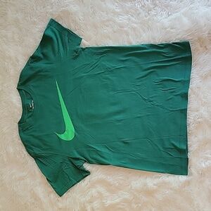 Nike Logo Tee Jade/Lime Green S